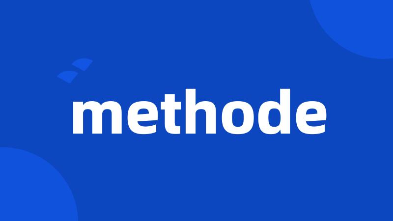 methode