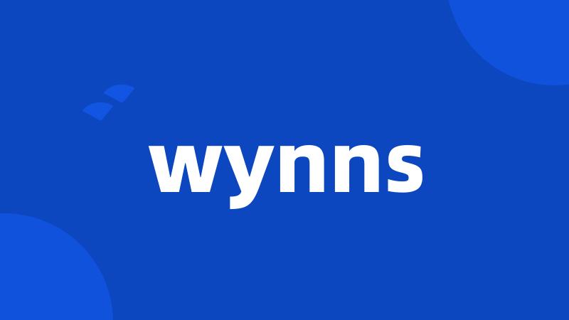 wynns