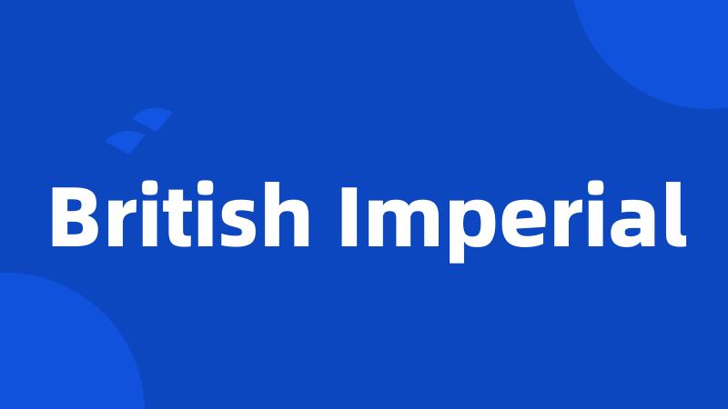 British Imperial