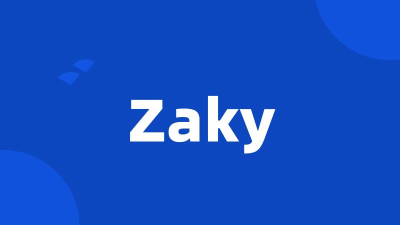 Zaky