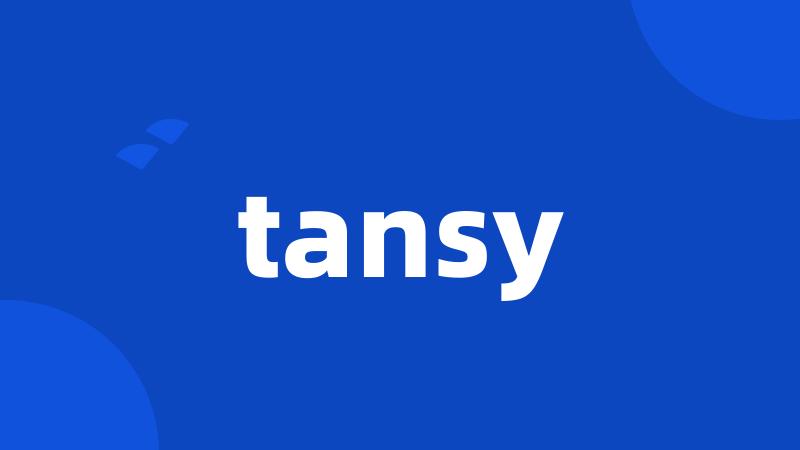 tansy