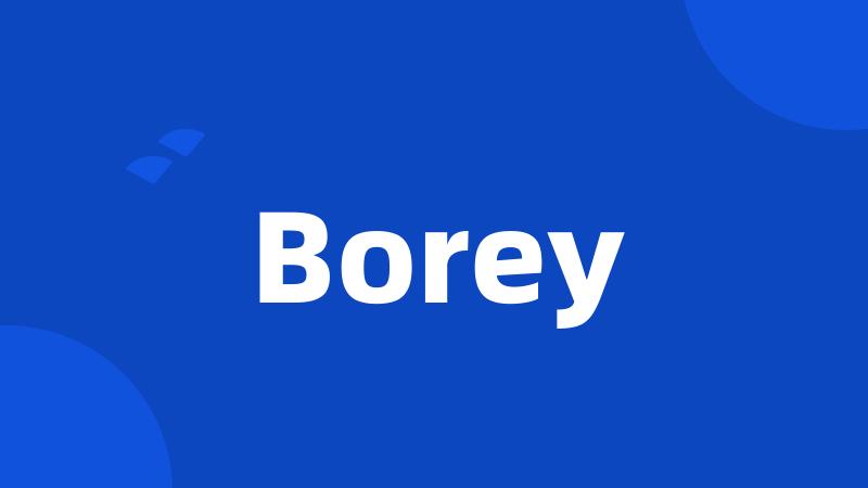 Borey