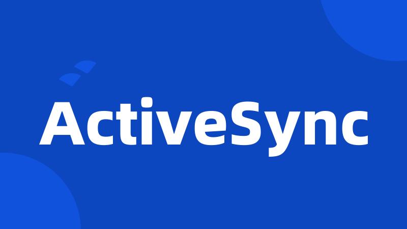 ActiveSync