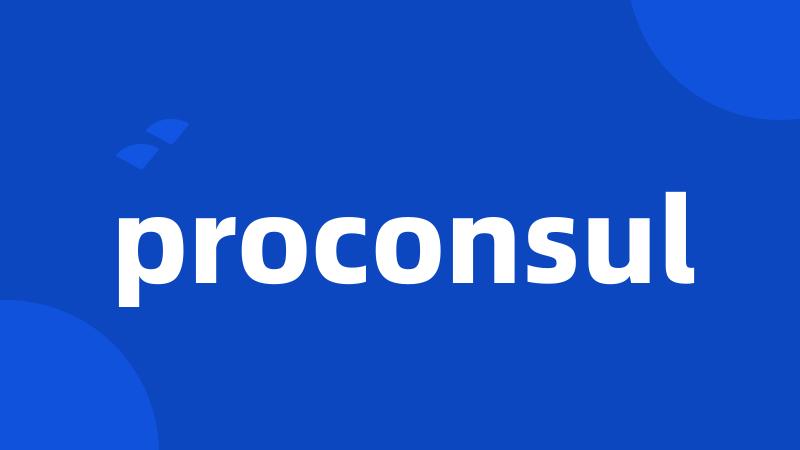 proconsul