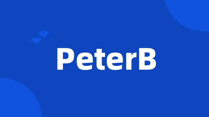 PeterB