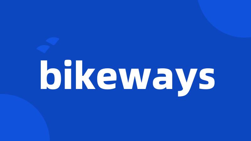 bikeways