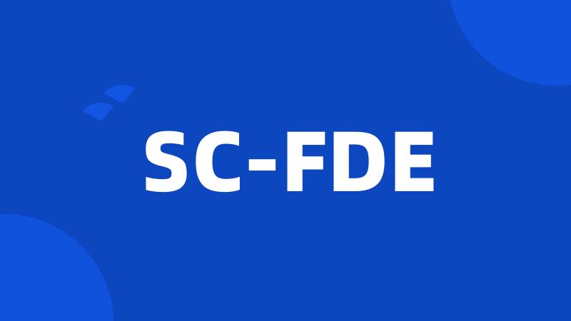 SC-FDE