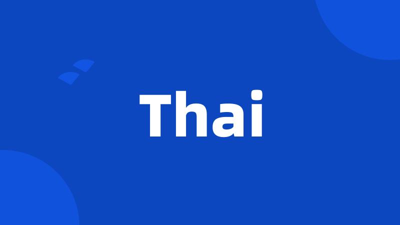 Thai