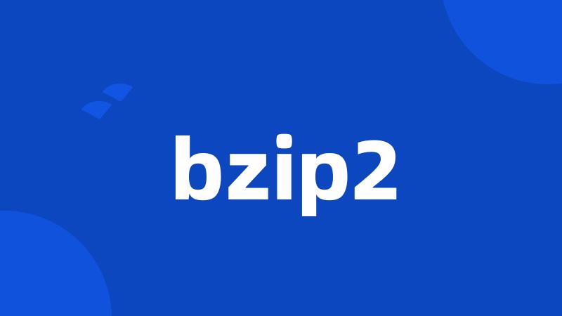 bzip2