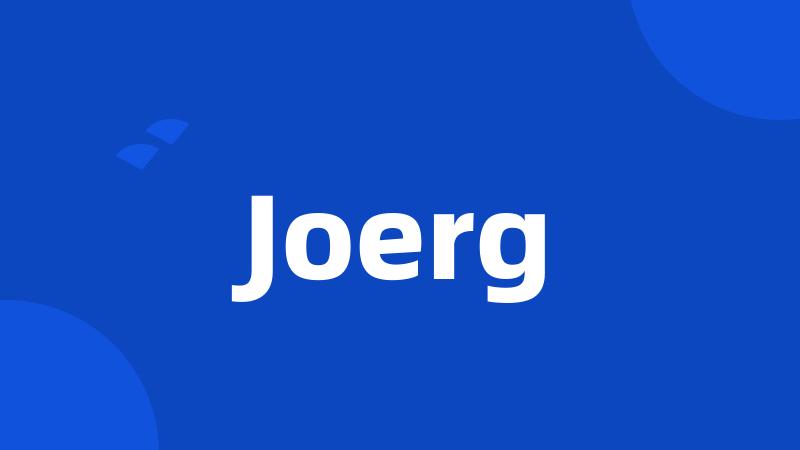 Joerg