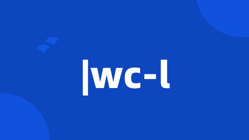 |wc-l