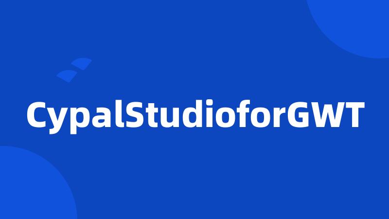 CypalStudioforGWT