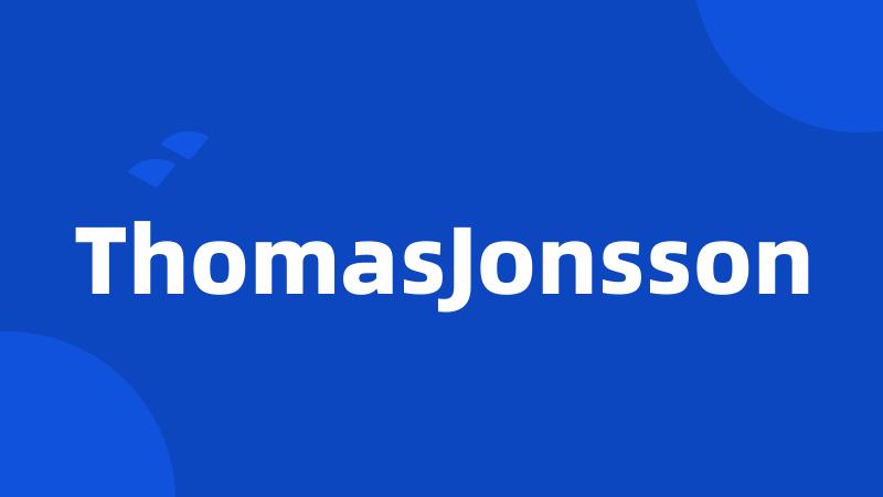 ThomasJonsson