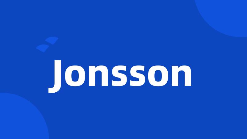 Jonsson