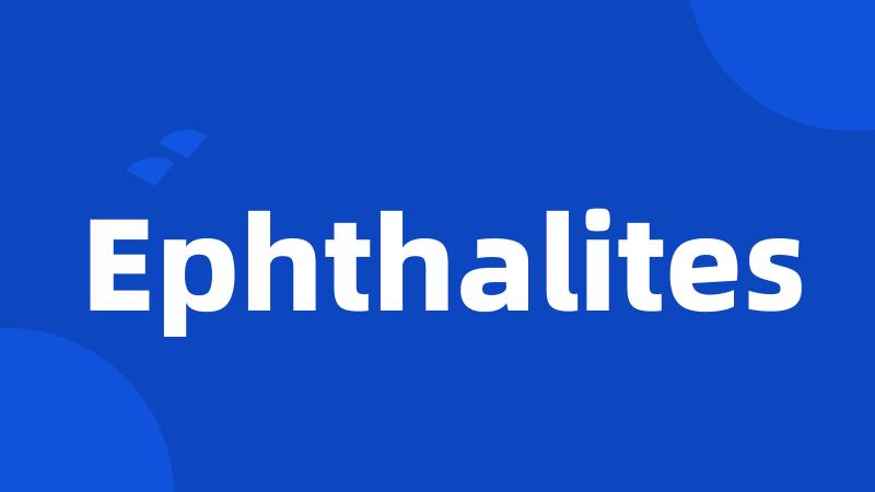 Ephthalites