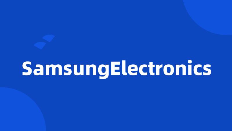 SamsungElectronics