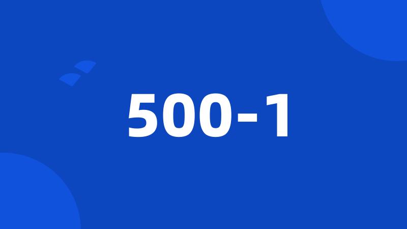 500-1