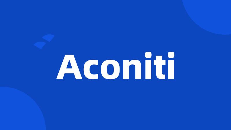 Aconiti