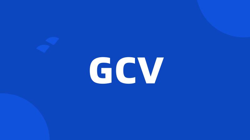 GCV