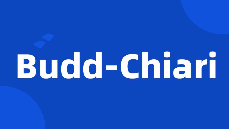 Budd-Chiari