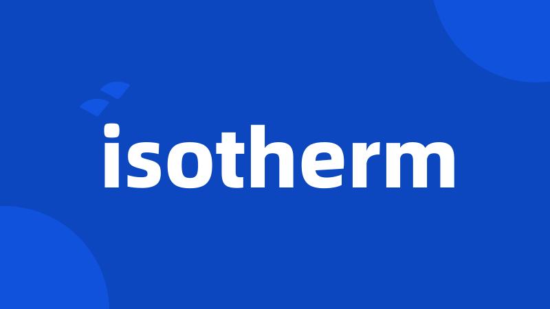 isotherm