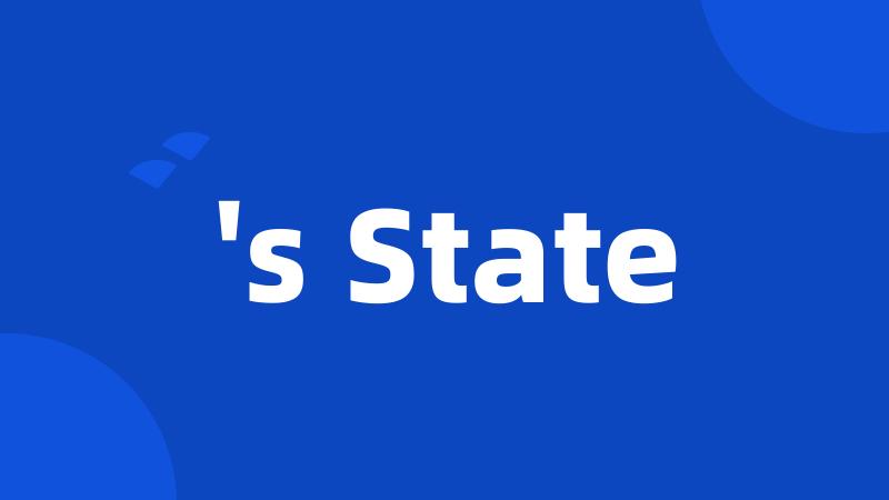 's State