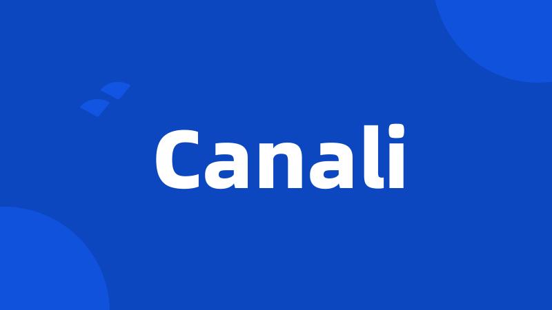 Canali