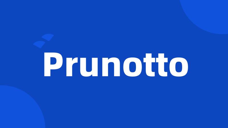 Prunotto