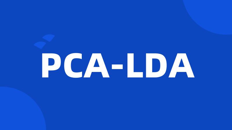 PCA-LDA