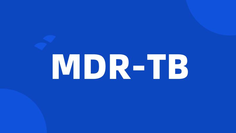 MDR-TB