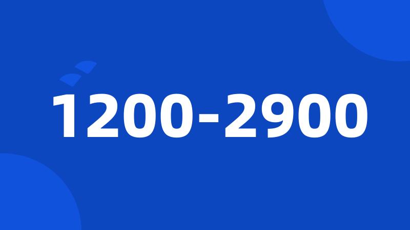 1200-2900