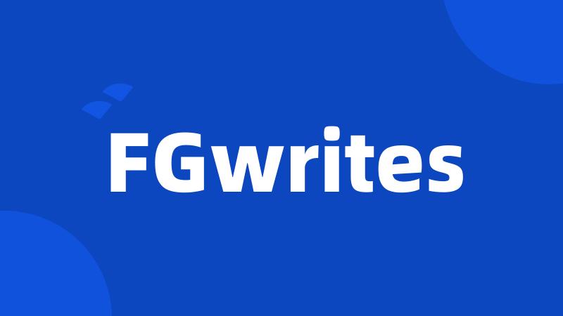 FGwrites