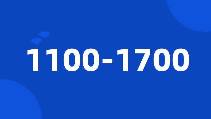 1100-1700