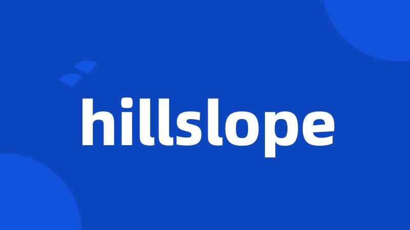 hillslope
