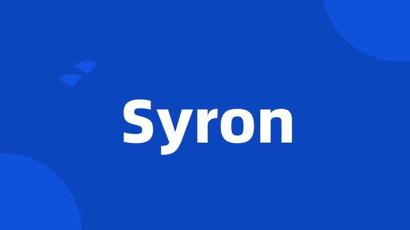 Syron