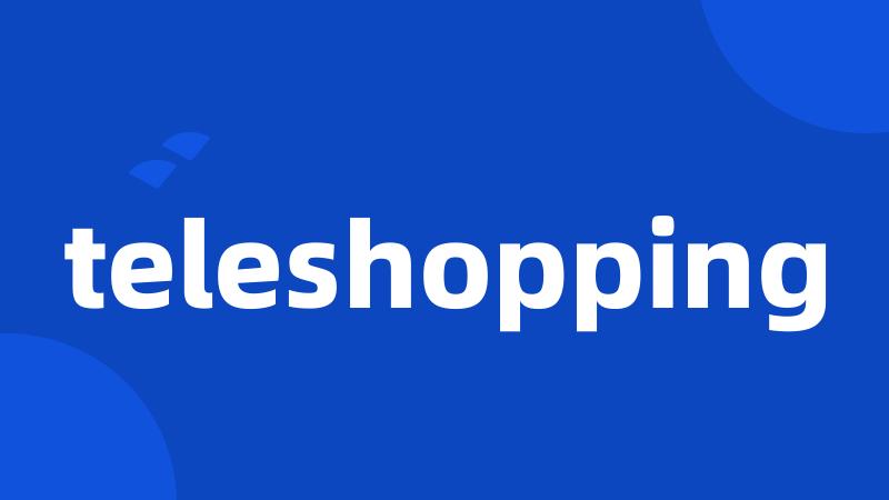 teleshopping