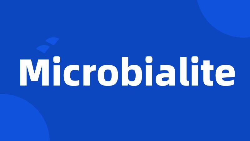 Microbialite