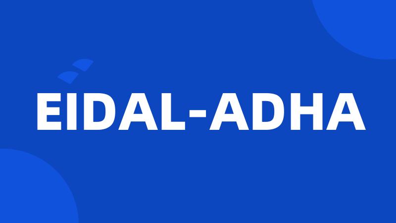 EIDAL-ADHA