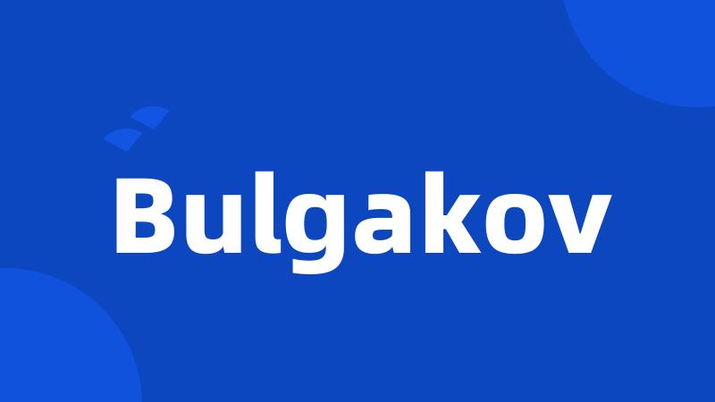 Bulgakov