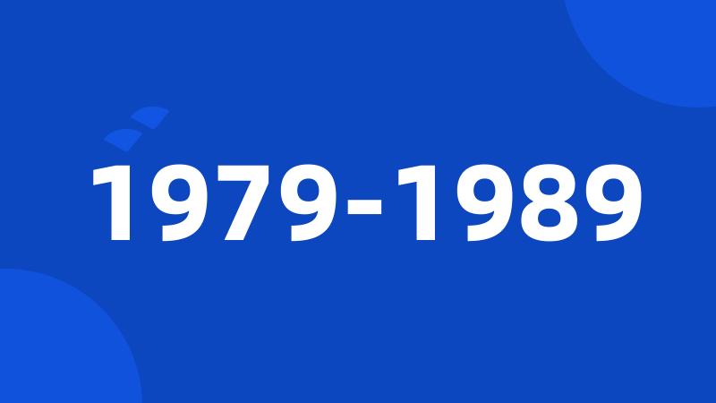 1979-1989