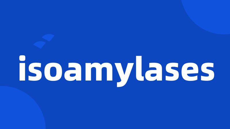 isoamylases