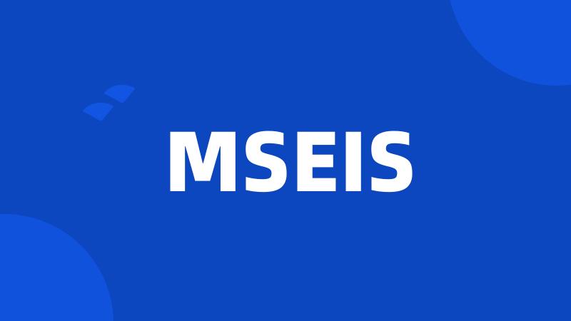 MSEIS