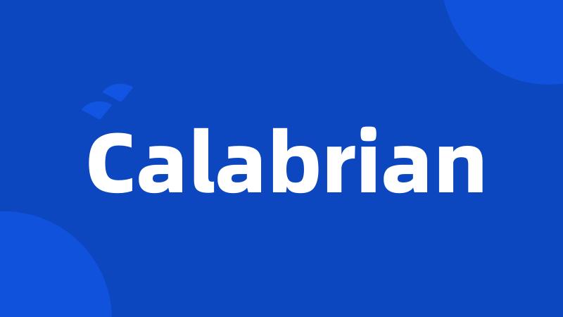 Calabrian