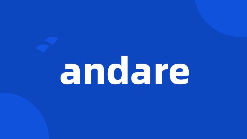 andare