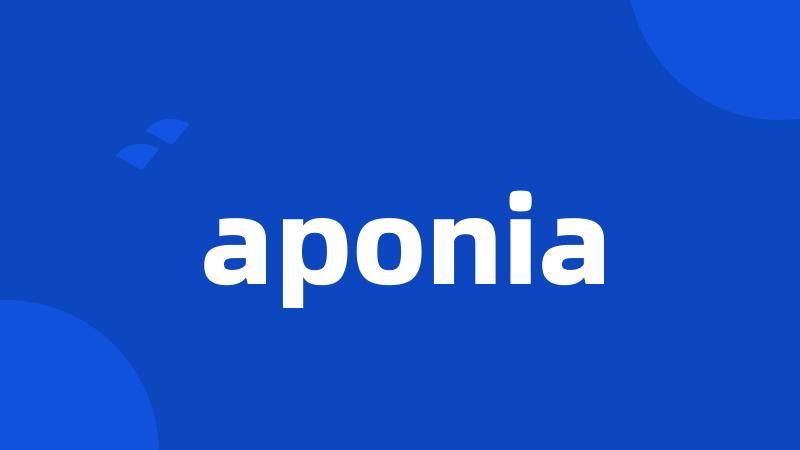 aponia