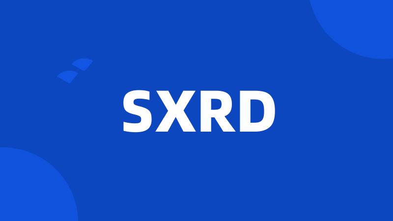 SXRD