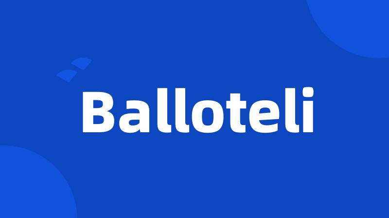 Balloteli