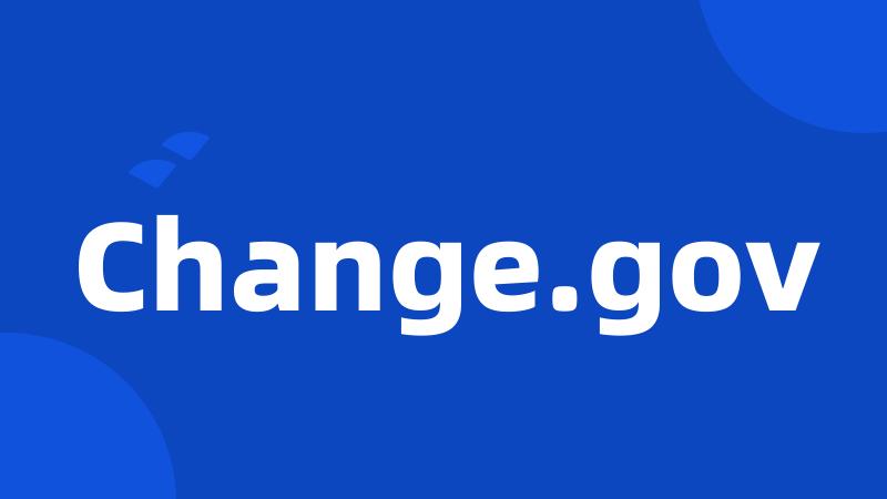 Change.gov