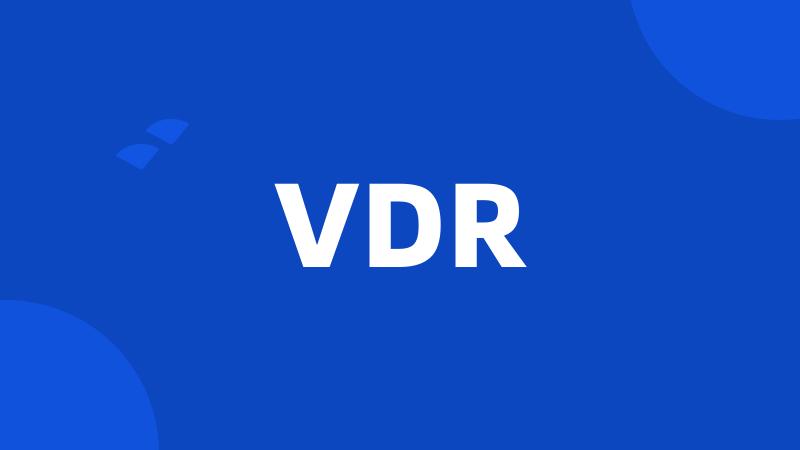 VDR