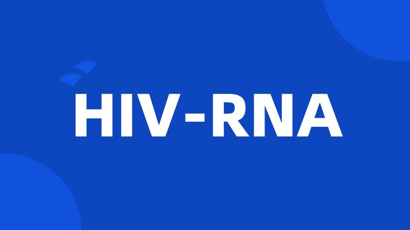 HIV-RNA